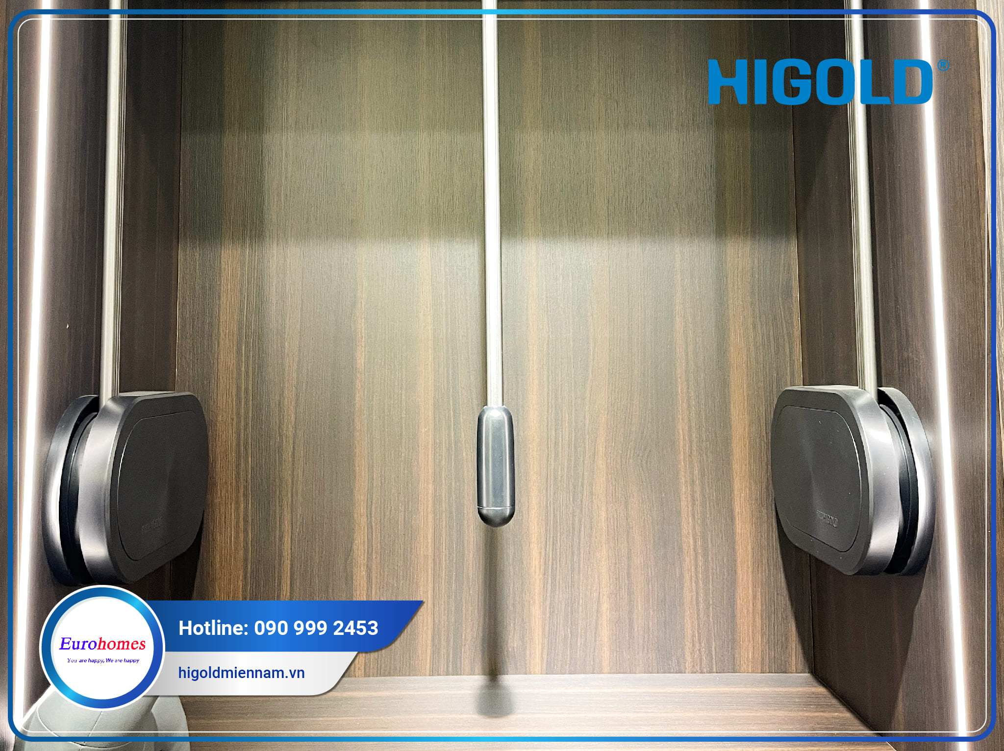 Giá treo quần áo nâng hạ — 900 - 1100mm: 703156S