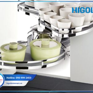 Mâm xoay góc hình chiếc lá 3.0, mở trái – 900mm: 101071