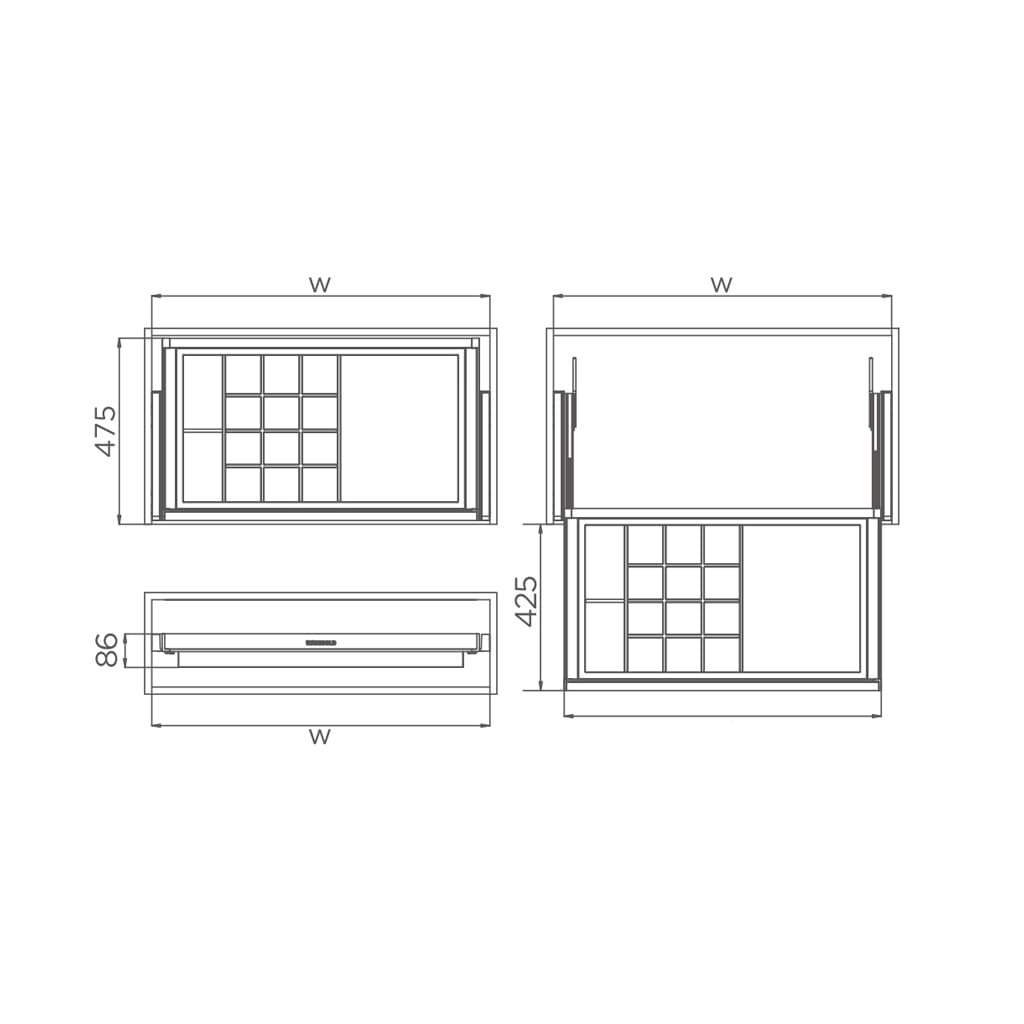 Ngăn kéo đựng đồ nội y — 600mm: 706311S - Ảnh 3