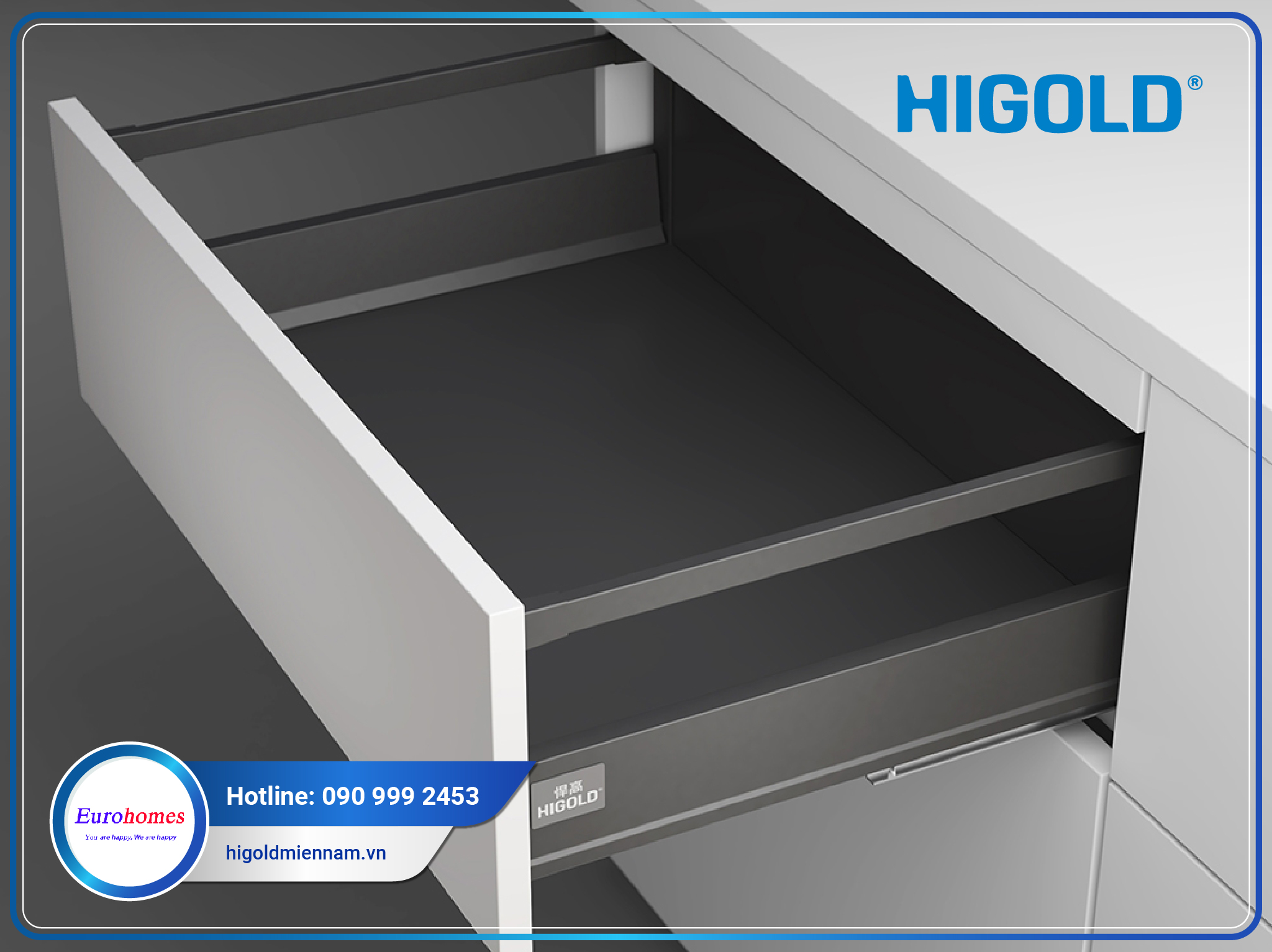 Ray hộp giảm chấn, ngăn kéo cao 167mm — 900mm: 816020